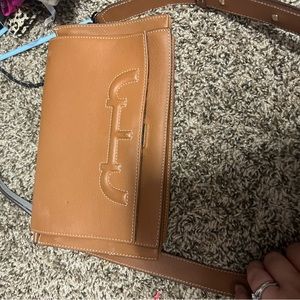 Carolina Herrera detachable two-in-one bag  purse like new.